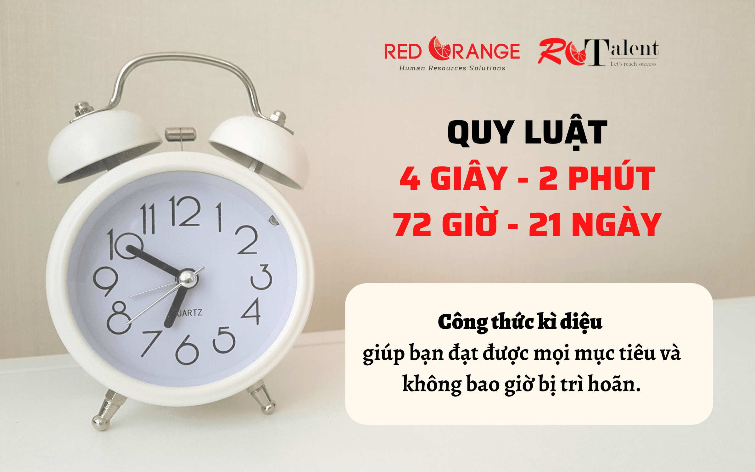 QUY LUẬT 4 GIÂY - 2 PHÚT - 72 GIỜ VÀ 21 NGÀY
