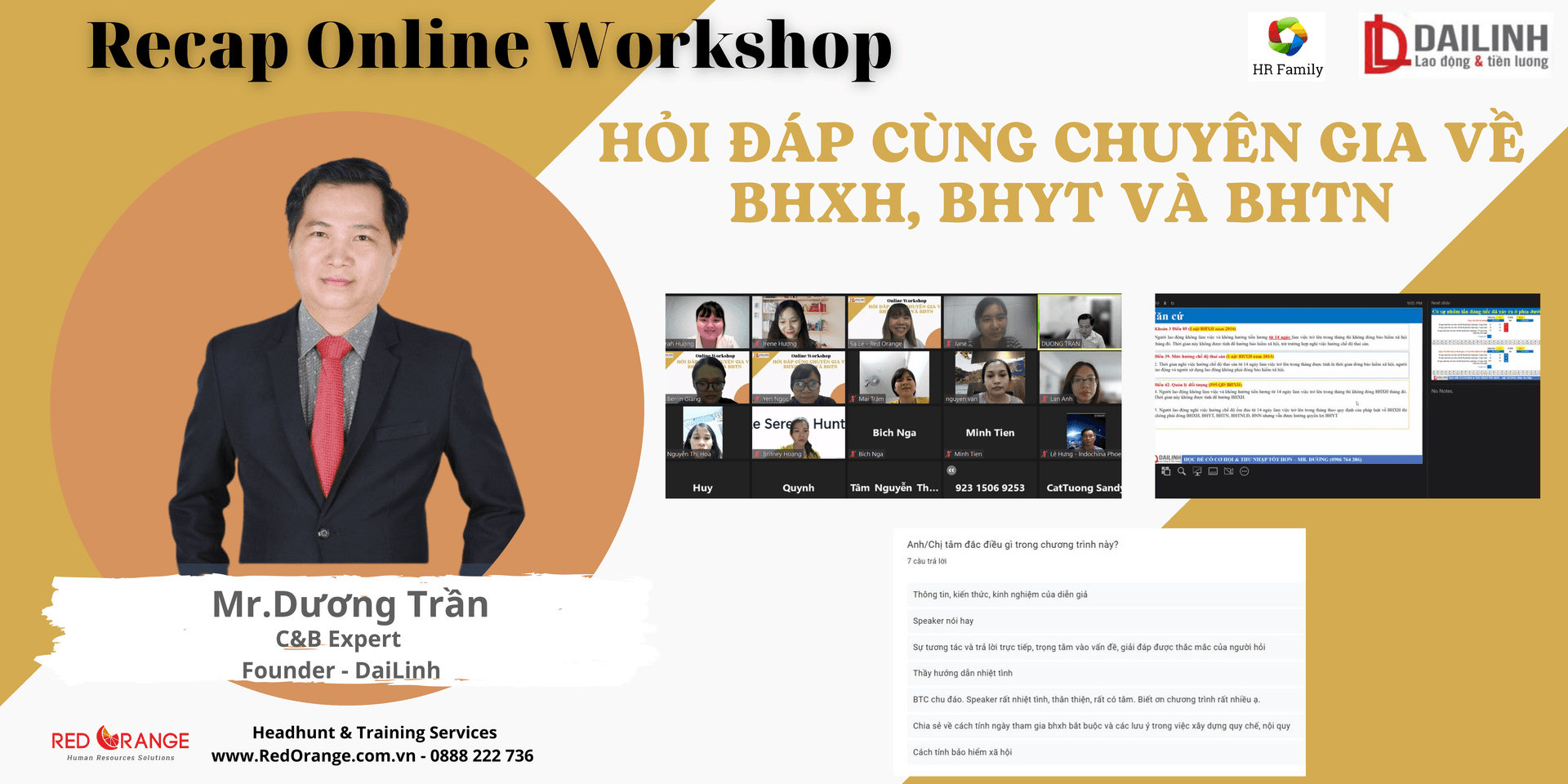 Recap Online Workshop 20/12: "Hỏi đáp cùng Chuyên gia về Bảo hiểm xã hội, Bảo hiểm y tế và Bảo hiểm thất nghiệp"