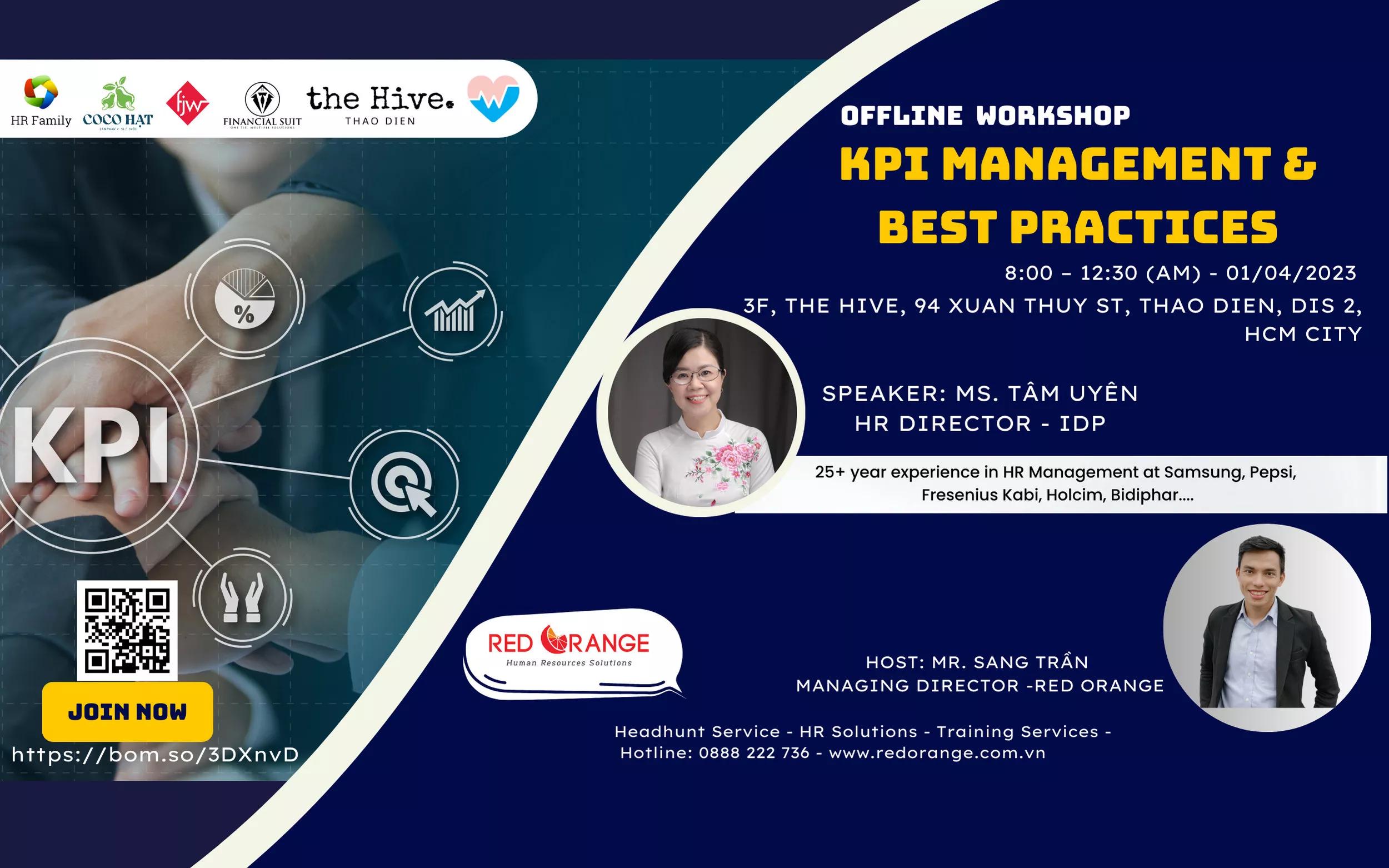 OFFLINE WORKSHOP - KPI MANAGEMENT & BEST PRACTICES