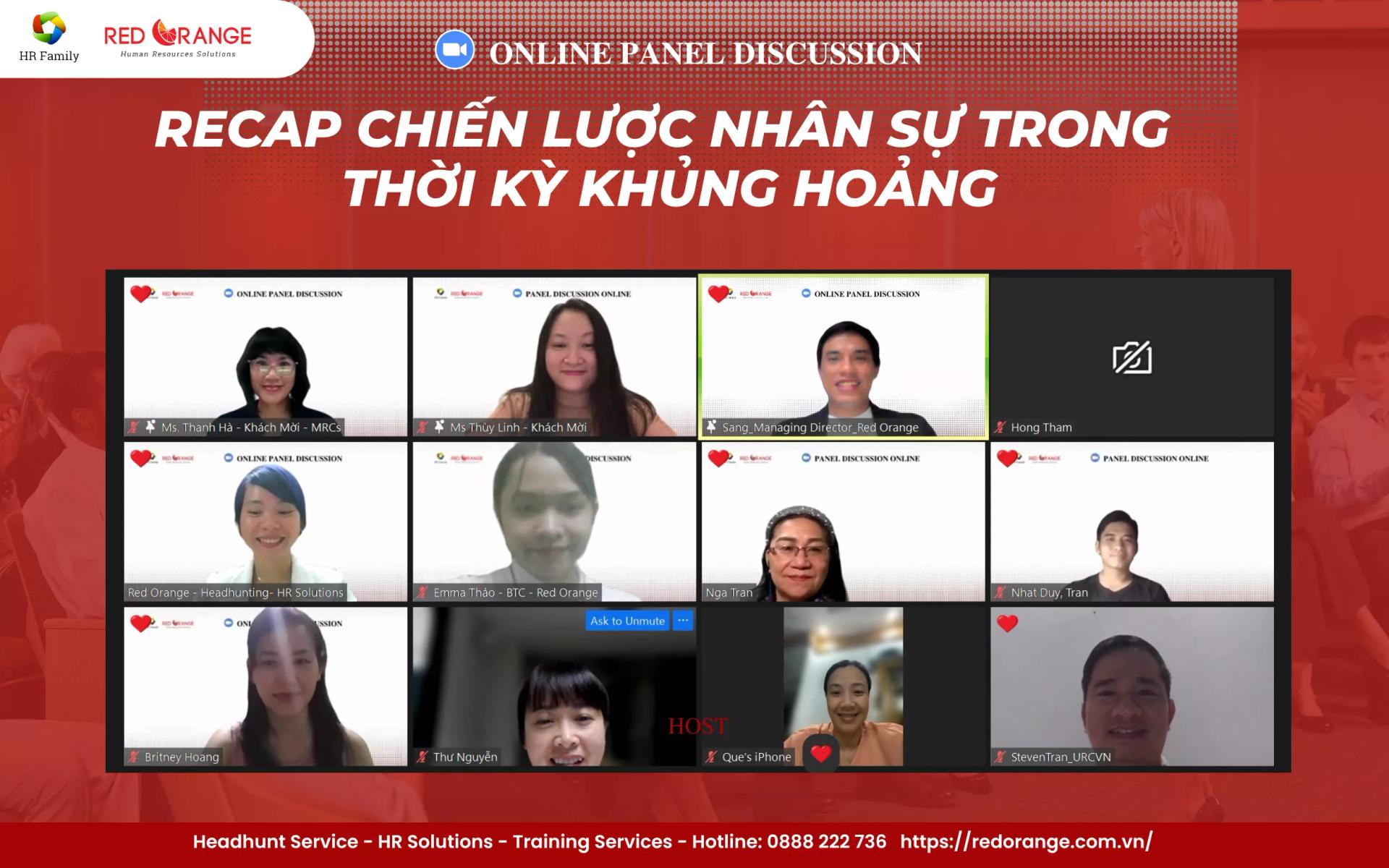 RECAP PANEL DISCUSSION 12/09: CHIẾN LƯỢC NHÂN SỰ TRONG THỜI KỲ KHỦNG HOẢNG