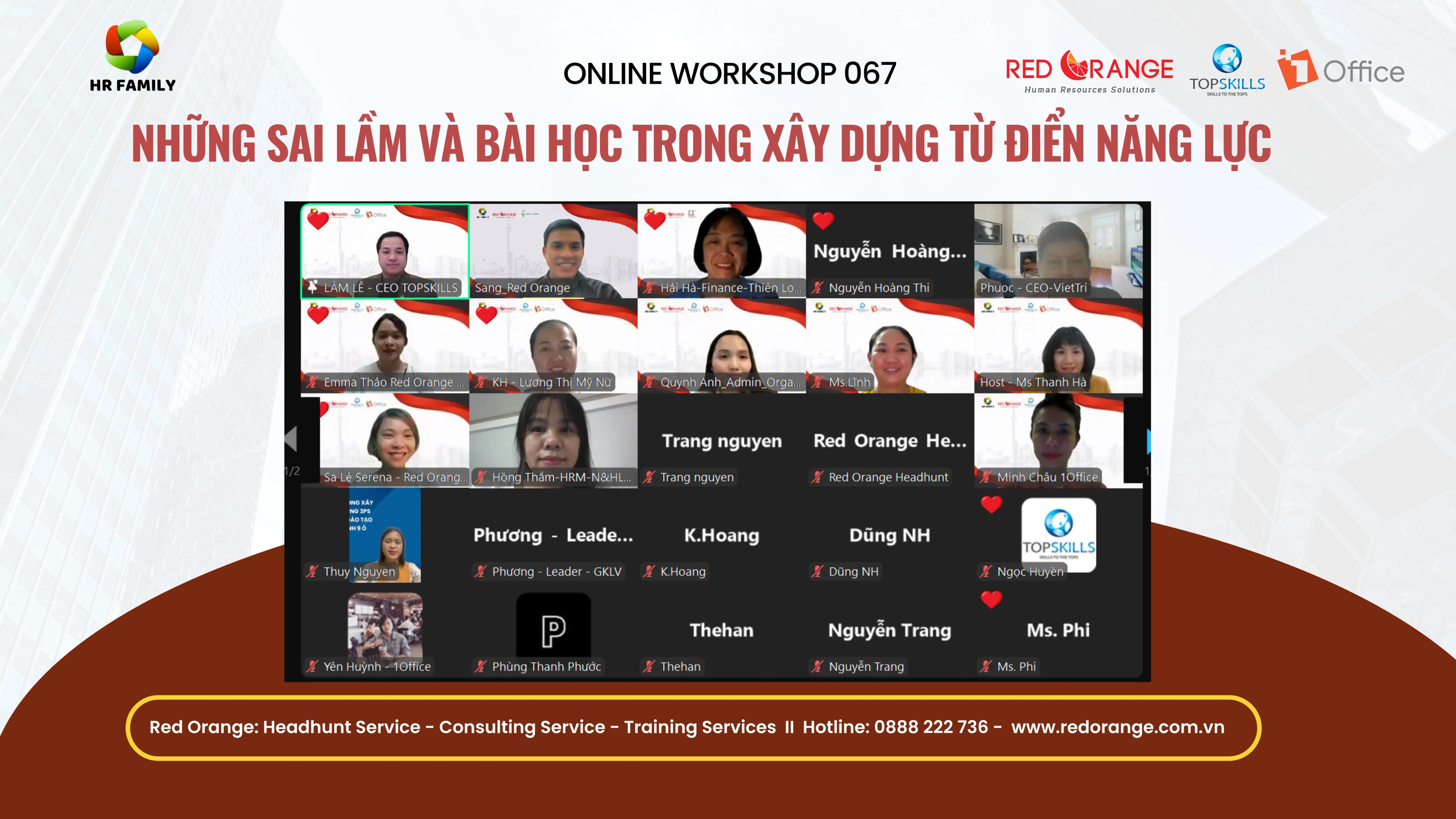 RECAP ONLINE WORKSHOP 067 NHỮNG SAI LẦM VÀ BÀI HỌC TRONG XÂY DỰNG TỪ ĐIỂN NĂNG LỰC - 18/06