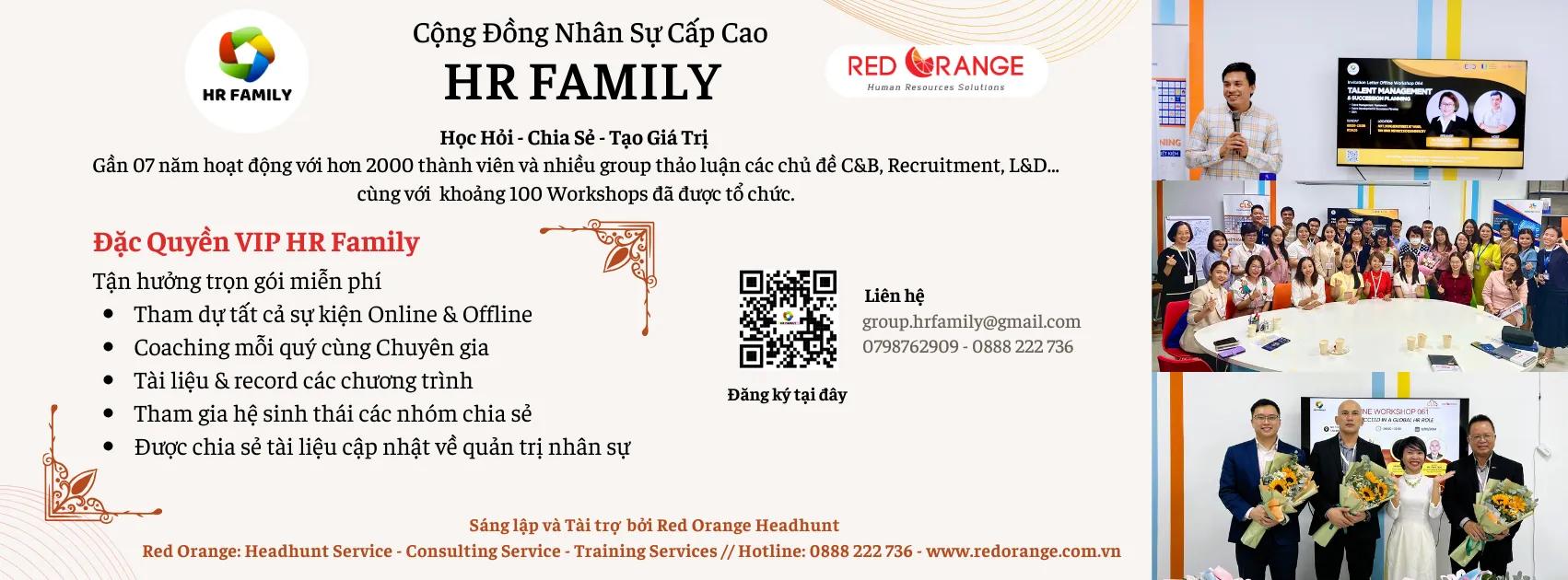 GUIDELINES: VIP MEMBER - HR FAMILY COMMUNITY [CỘNG ĐỒNG KẾT NỐI DÀNH CHO HRM, HRD C-LEVELS TẠI VIỆT NAM]