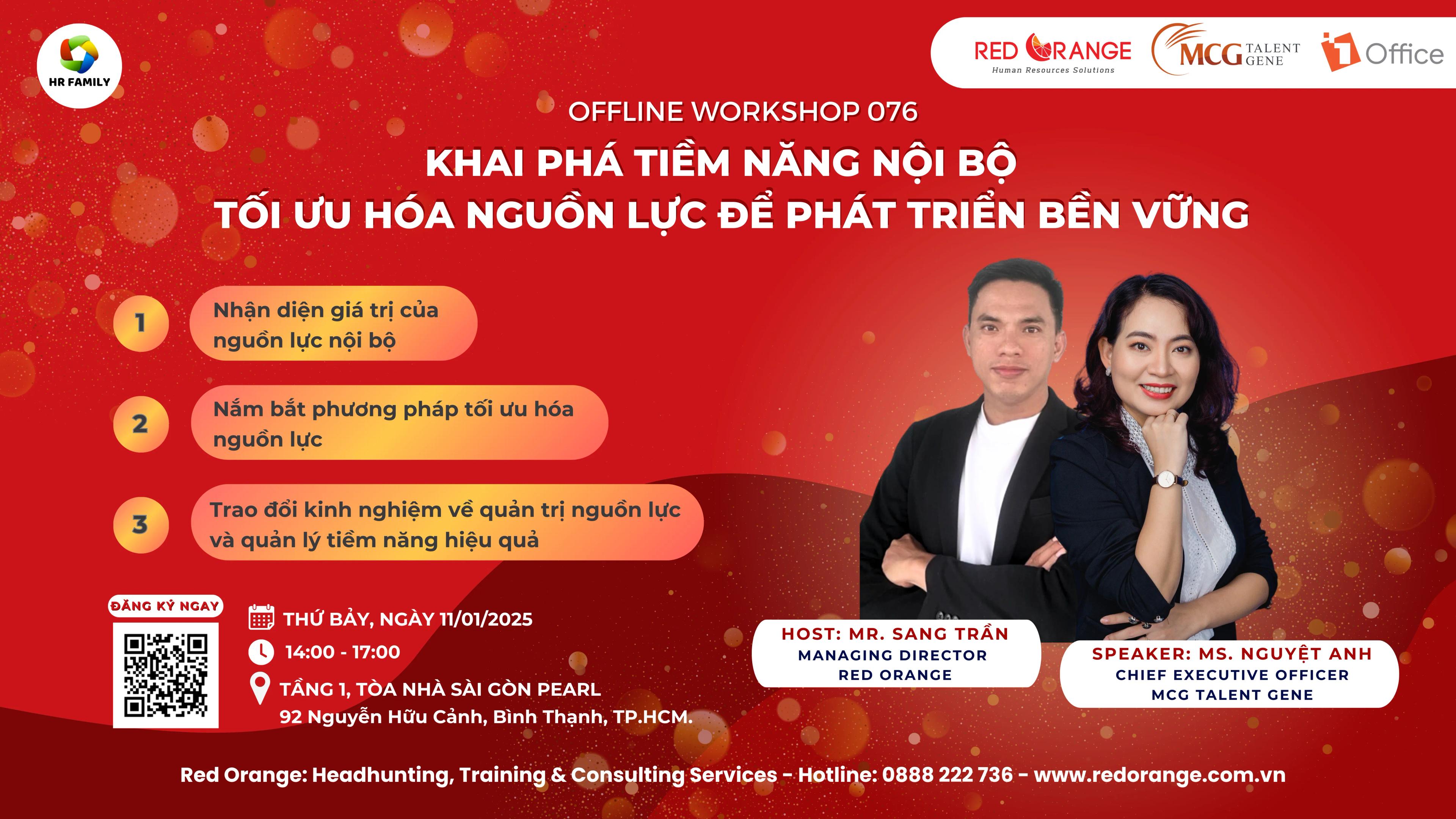 💥 YEAR- END OFFLINE 076: KHAI PHÁ TIỀM NĂNG NỘI BỘ - TỐI ƯU HÓA NGUỒN LỰC ĐỂ PHÁT TRIỂN BỀN VỮNG 