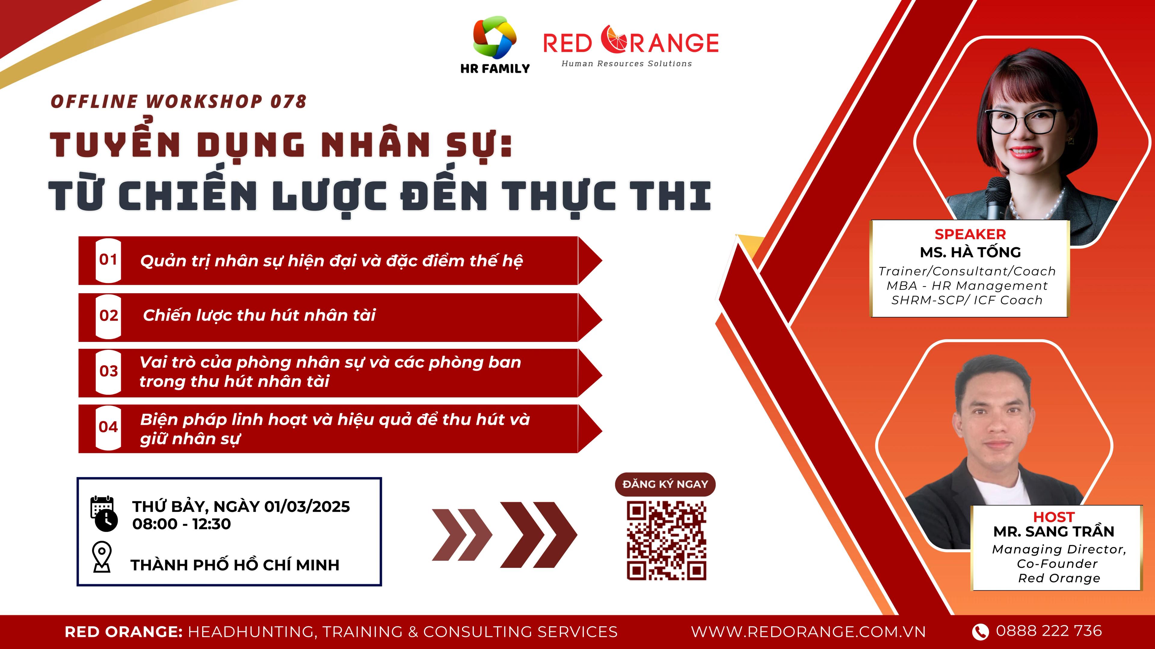 💥GẶP MẶT ĐẦU NĂM OFFLINE WORKSHOP 078: TUYỂN DỤNG NHÂN SỰ: TỪ CHIẾN LƯỢC ĐẾN THỰC THI