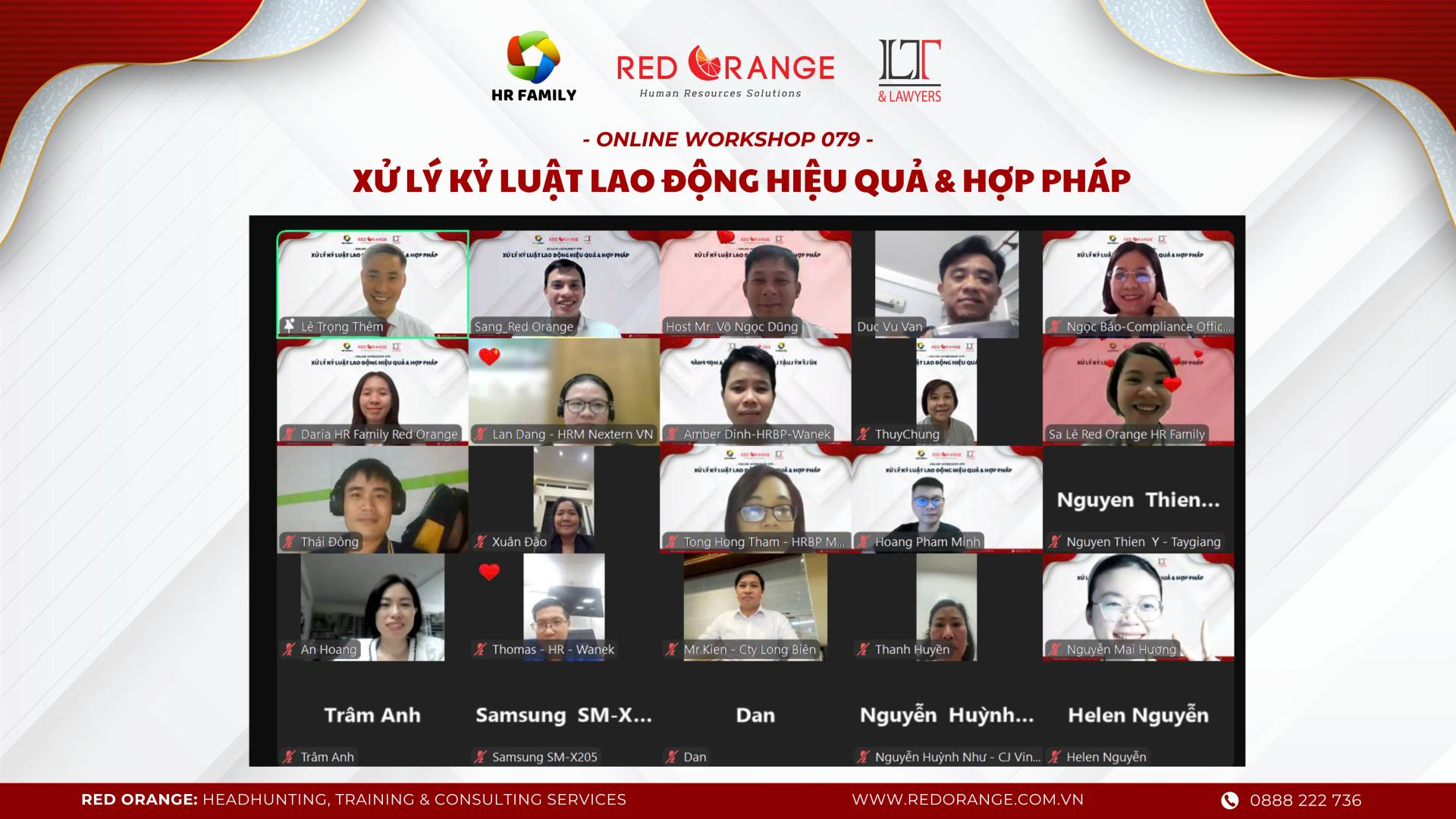 RECAP ONLINE WORKSHOP - SỐ 079: XỬ LÝ KỶ LUẬT LAO ĐỘNG: HIỆU QUẢ & HỢP PHÁP - 15/04