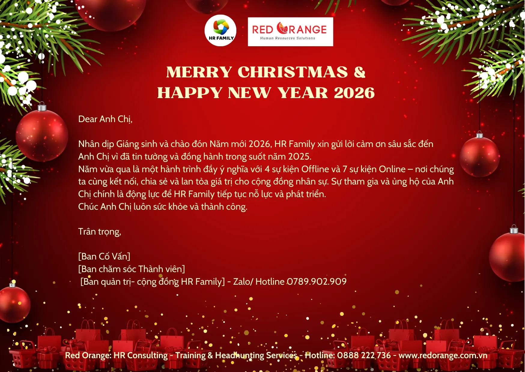 TỔNG KẾT HR FAMILY 2025 & KHẢO SÁT Ý KIẾN 2026