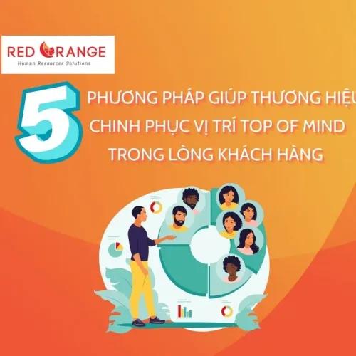 5 PHƯƠNG PHÁP GIÚP THƯƠNG HIỆU CHINH PHỤC VỊ TRÍ TOP OF MIND TRONG LÒNG KHÁCH HÀNG