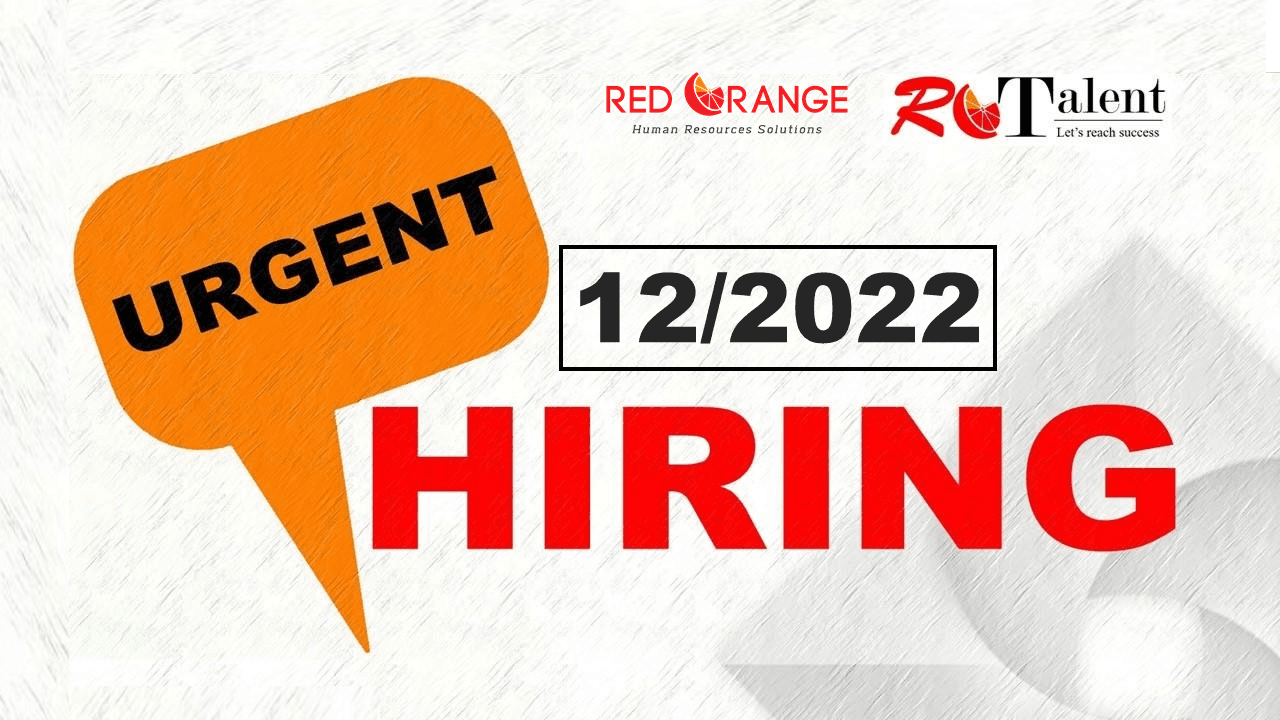 URGENT Jobs in December 2022 - From ROTalent Headhunt