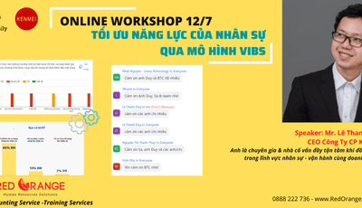 Recap Online Workshop: “Tối Ưu Năng Lực Của Nhân Sự Qua Mô Hình VIBS’’