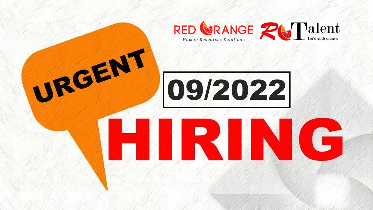 URGENT Jobs in September 2022 - From ROTalent Headhunt