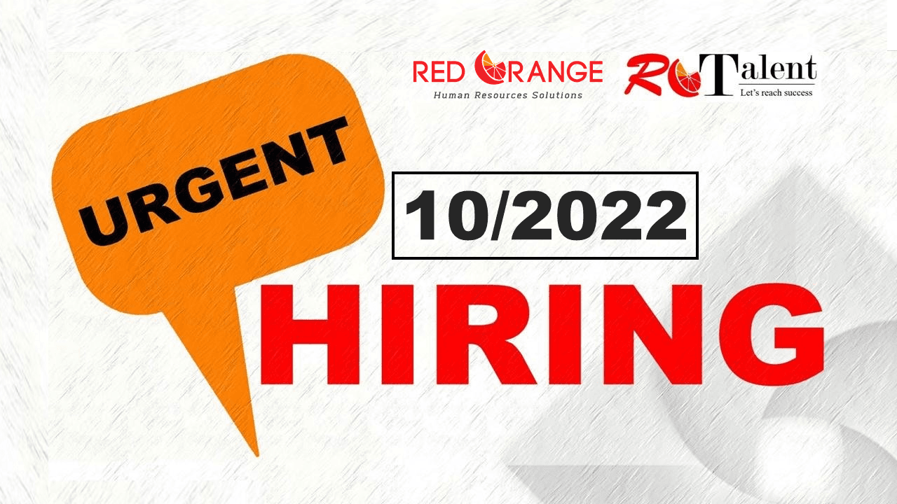 URGENT Jobs in October 2022 - From ROTalent Headhunt