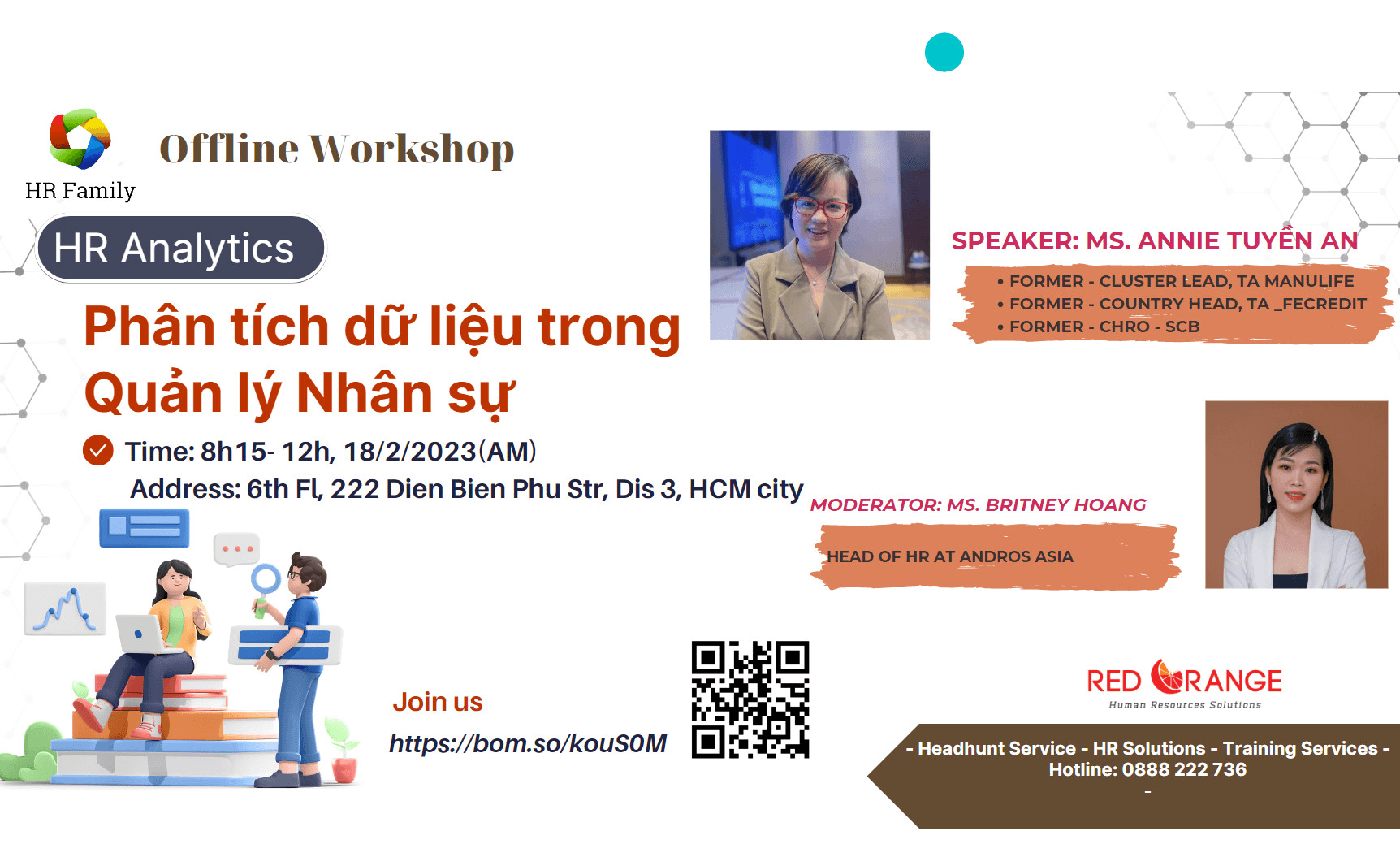 Offline Workshop 18/02: HR Analytics: Phân tích dữ liệu trong Quản lý Nhân sự
