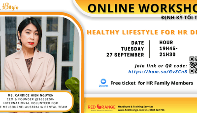Online Workshop 27/09 Healthy Lifestyle for HR Dept - From HR Family