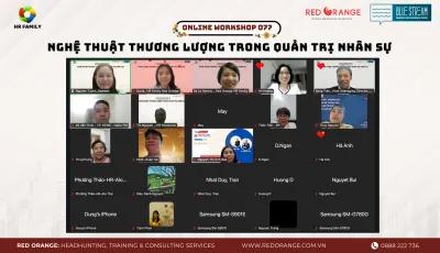 RECAP ONLINE WORKSHOP - SỐ 077: NGHỆ THUẬT THƯƠNG LƯỢNG TRONG QUẢN TRỊ NHÂN SỰ - 18/02