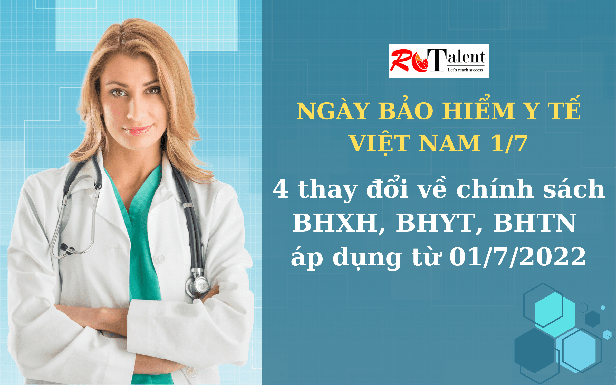 Ngày Bảo Hiểm Y Tế Việt Nam 1/7 và 4 thay đổi về chính sách BHXH, BHYT, BHTN áp dụng từ 01/7/2022