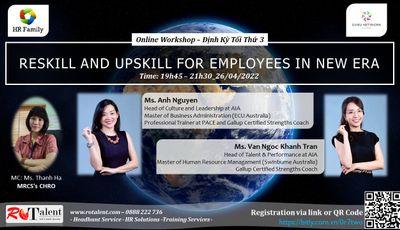 Online Workshop: Reskill and Upskill for Employees in New Era