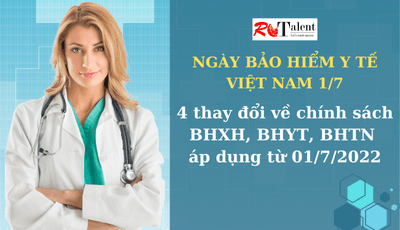 Ngày Bảo Hiểm Y Tế Việt Nam 1/7 và 4 thay đổi về chính sách BHXH, BHYT, BHTN áp dụng từ 01/7/2022